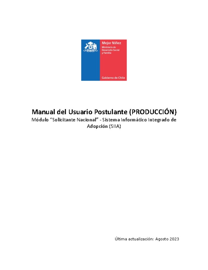 Manual del postulante