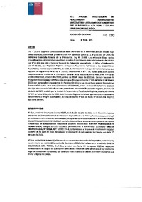 Resolución Exenta N° 5 del 05 de enero de 2023 que aprueba investigación en procedimiento administrativo sancionatorio a colaborador acreditado ONG de Desarrollo Alta Tierra y declara firme sanción que indica.