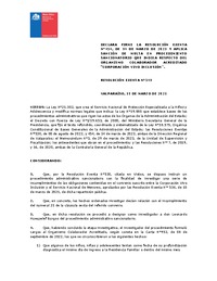 Resolución Exenta N° 541 del 31 de marzo de 2023 que declara firme la resolución exenta N°454, de 14 de marzo de 2023 y aplica sanción de multa en procedimiento sancionatorio que indica respecto del organismo colaborador acreditado "Corporación Vivo Inclusión"