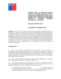 Resolución Exenta N° 708 del 24 de abril de 2023 que declara firme la resolución exenta N°559, de 03 de abril de 2023 y aplica la sanción de amonestación escrita en el procedimiento sancionatorio que indica respecto del organismo colaborador acreditado "Patronato Sagrados Corazones de Valparaíso"