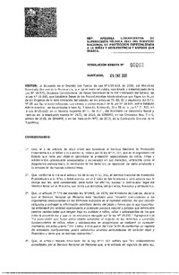 Resolución Exenta N°2 del 6 de enero del 2022 que aprueba lineamientos de Supervisión Ténica 2022 del Servicio Nacional de Protección Especializada a la Niñez y Adolescencia