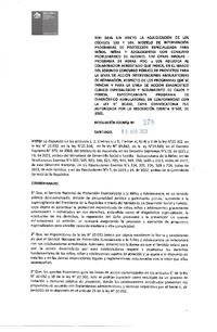 Resolución Exenta N°878