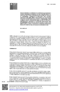 Resolución Exenta N°1259 del 6 de octubre de 2023 que declara admisibles e inadmisibles las propuestas que se indican y declara parcialmente desierto el séptimo concurso público de proyectos para la línea de acción Cuidado Alternativo, modelos de intervención: residencias de protección para mayores; residencias para niños, niñas y adolescentes con discapacidad; residencias de protección para lactantes y prescolares; y para la línea de acción Intervenciones Ambulatorias de Reparación, específicamente Programas de Protección Especializada para colaboradores acreditados del Servicio de Protección, aprobado a través de la resolución exenta N°1090 de fecha 6 de septiembre de 2023