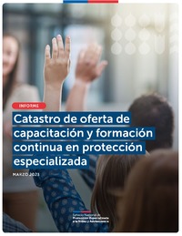 Catastro de oferta de capacitación y formación continua en protección especializada