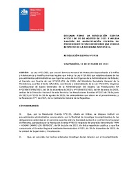 Resolución Exenta Nº1916