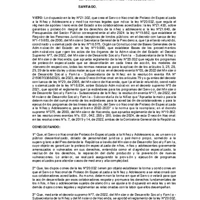 Resolución Exenta N°424, de 04 de abril de 2024, de la Dirección Nacional, que prórroga plazo de adjudicación y modifica plazos que indica