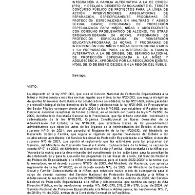 Resolución Exenta Nº691