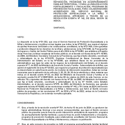 Resolución Exenta Nº722