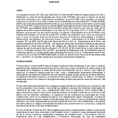 Resolución Exenta N°996
