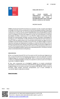 Rex 261 Cert. Firme 19-12- 2024_ Multa 10%_ RVA Antu_Fundación Creeser