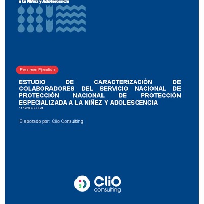 Estudio de Caracterización de Colaboradores Acreditados - Resumen Ejecutivo