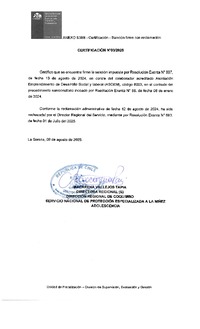 Sanción firme- ASOCIACIÓN EMPRENDIMIENTO DE DESARROLLO SOCIAL Y LABORAL- REM SOL DEL MAÑANA