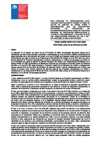 Resolución Exenta N°1501 que reemplaza la rex 155