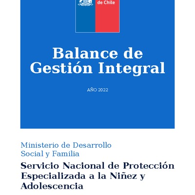 Balance de Gestión 2022