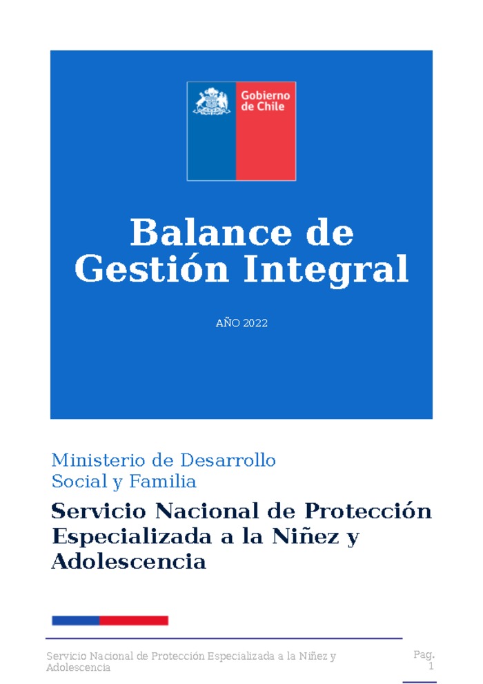 Balance de Gestión 2022