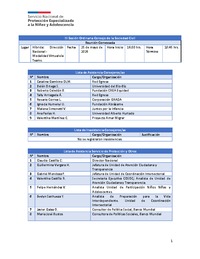 Sesión COSOC N°2
