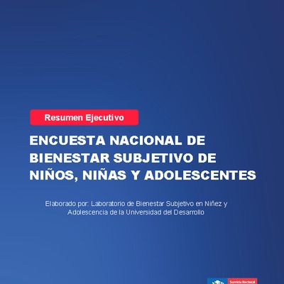 Resumen Ejecutivo Encuesta de Bienestar Subjetivo