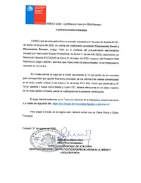 Resolución Exenta N°307 de fecha 14 de julio de 2026, declarada firme por Certificación N°4 del 31 de agosto de 2026, de la Dirección Regional de Atacama.
