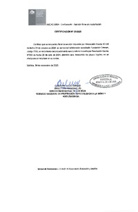 Resolución Exenta N°498 de fecha 24 de octubre de 2025, declarada firme por Certificación N°3 del 24 de noviembre de 2025, ambas de la Dirección Regional de Los Ríos.
