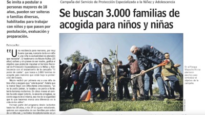 En el parque del río Mapocho se plantaron peumos para simbolizar el objetivo de la campaña.