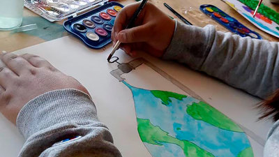 Concurso de pintura logra alta participación de niñas, niños y adolescentes