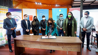 Atacama: firman acuerdo regional por la infancia con la presencia de la Subsecretaria de la Niñez Rocío Faúndez