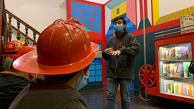 Niños y adolescentes del Servicio Mejor Niñez celebran el Día Nacional del Bombero