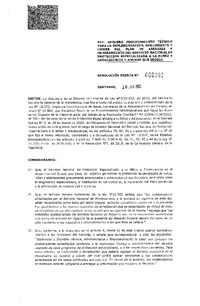 Resolución Exenta N° 382 :