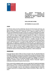 Resolución Exenta 7 del 09-01-2023 sanción a Fundacion Mi Casa
