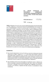 Resolución Exenta Nº995-2023 Sanción Término de la Acreditación y Res. Exenta Nº907-2024 Revocación - ONG Alta Tierra - REM Alta Tierra Curicó – Maule