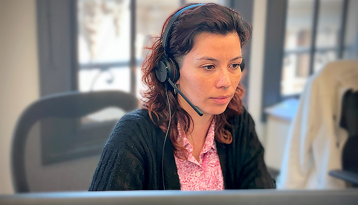 Profesional del equipo de Transferencia Técnica monitorea desarrollo de cursos de formación